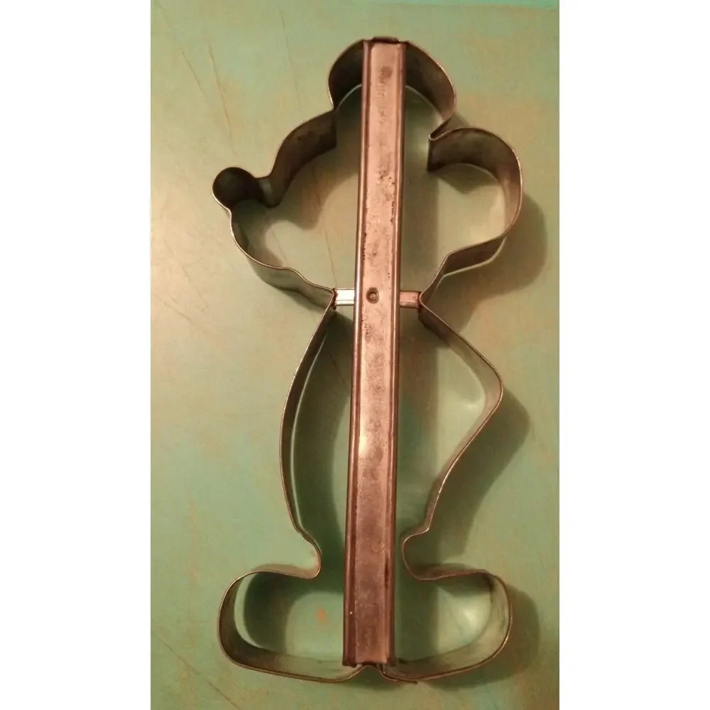 Vintage Disney Mickey Mouse Metal Cookie Cutter 7.25